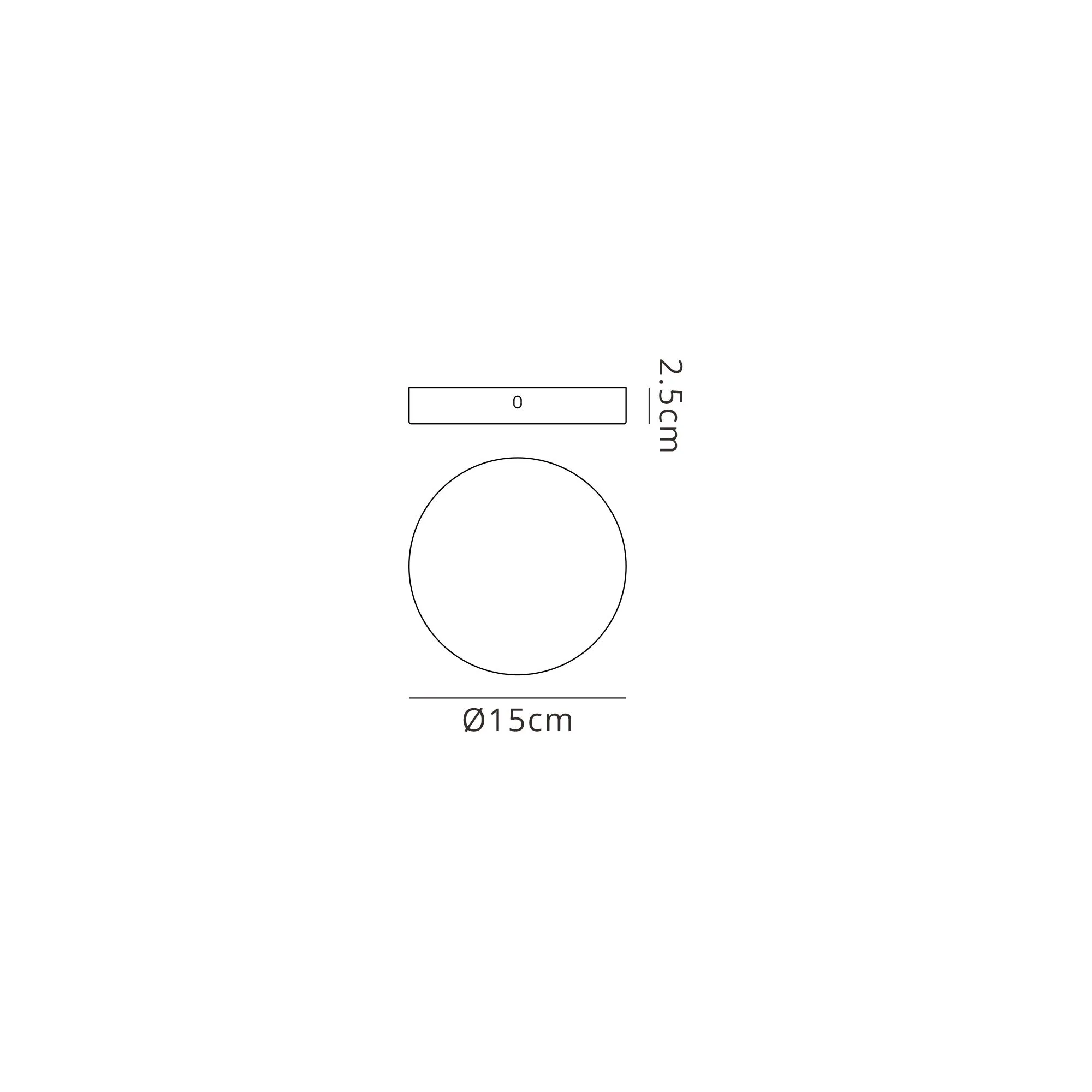 Hayes 5 Hole 15cm Round Ceiling Plate Brass D0828BR  Deco Hayes Brass
